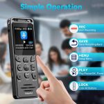ضبط کننده صدای دیجیتال حرفه ای Volorful ظرفیت حافظه144 گیگابایت - تصویر 5