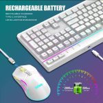 کیبورد و ماوس گیمینگ بی‌سیم RedThunder  مدل K20 - Image 4