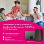 تلفن ثابت بی‌سیم تحت شبکه Telekom Speedphone 12 سفید با صفحه نمایش رنگی - Image 6