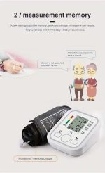 فشار سنج بازویی Yiedlsksy اتوماتیک با صفحه نمایش دیجیتال - تصویر 7