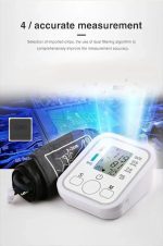 فشار سنج بازویی Yiedlsksy اتوماتیک با صفحه نمایش دیجیتال - تصویر 8