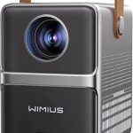 ویدیو پروژکتور  P61 WiMiUS , وای‌فای 5G و بلوتوث، پروژکتور فضای باز 1080P, صفحه نمایش 300 اینچی