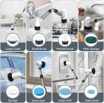 اسکرابر چرخشی برقی ADAMANTITE آدامانتیت 8 سر برس قابل تعویض - Image 8