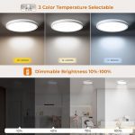 چراغ سقفی LED سنسور حرکت Matane بسته 2 عددی با ریموت - تصویر 4