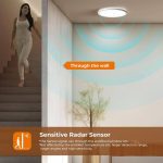 چراغ سقفی LED سنسور حرکت Matane بسته 2 عددی با ریموت - تصویر 8