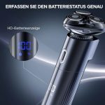 ریش تراش برقی BESTOPE PRO ضد آب با تیغه استیل IPX7 - Image 3