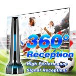 آنتن تلویزیون HIDB برای تلویزیون هوشمند دریافت 360 درجه  و برد 120 مایل - تصویر 4