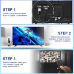 آنتن تلویزیون بدون کابل، آنتن 4K HDTV برای تلویزیون هوشمند داخلی و خارجی - تصویر 7