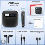 سی دی پلیر شارژی CD522B - تصویر 9