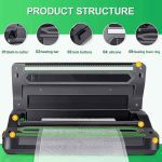دستگاه وکیوم بسته بندی مواد غذایی Raycial مدل V3540 - تصویر 7