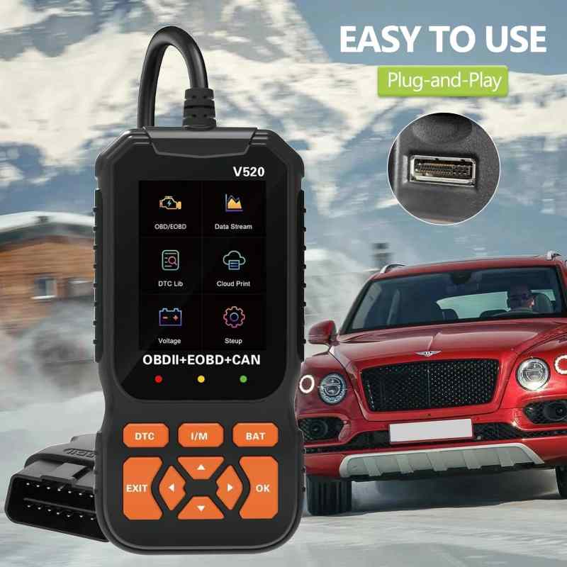 9 دیاگ خودرو OBD2 مدل V520 - Image 1