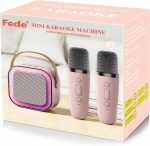 اسپیکر بلوتوثی همراه با دو میکروفون Fede Karaoke
