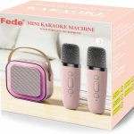 اسپیکر بلوتوثی همراه با دو میکروفون Fede Karaoke