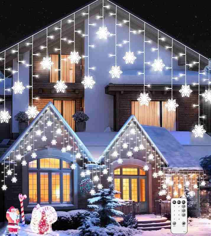 1 ریسه LED آویز برفی LITOHOM مدل QY-LED-IC131-240 - تصویر 1