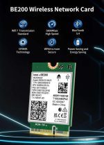 کارت وای فای NICGIGA WiFi 7 مدل BE200 NGW - Image 6
