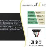 باتری لپ تاپ هوآوی Huawei Honor Matebook D14 _3665mAh اورجینال - Image 3