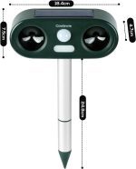 دور کننده حیوانات اولتراسونیک Cowiewie بسته دو عددی - تصویر 8