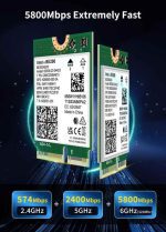 کارت وای فای NICGIGA WiFi 7 مدل BE200 NGW - Image 5