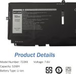 باتری لپ‌تاپ Dell مدل 722KK برای Dell XPS 13 9300 (2020) - Image 4