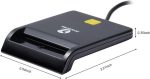 کارت‌ خوان زو ویتک مدل zoweetek CAC Smart Card Reader ZW-12026-1 - Image 3