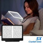 ذره‌بین گردنی  NZQXJXZ 5X چراغ دار - تصویر 6