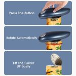 درب بازکن اتوماتیک قوطی YurDoca با استارت تک لمسی - تصویر 5