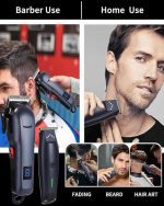 ست ماشین اصلاح شارژی موی حرفه‌ای مردانه PRO fessional - Image 7