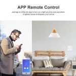 کلید لمسی دو پل سفید سونوف با قابلیت کنترل توسط ریموت RF مدل T2EU2C-TX - تصویر 5