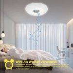چراغ سقفی اسپیکردار LED Wholede با قابلیت تنظیم نور و بلندگوی بلوتوث - Image 5