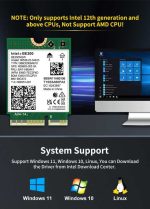 کارت وای فای NICGIGA WiFi 7 مدل BE200 NGW - Image 3