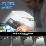 ذره‌بین گردنی  NZQXJXZ 5X چراغ دار - تصویر 4