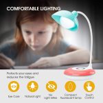 چراغ مطالعه رومیزی LED مافیتی Mafiti دارای چراغ پایه RGB تغییر رنگ - Image 3