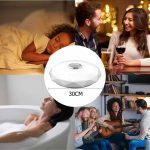 چراغ سقفی اسپیکردار LED Wholede با قابلیت تنظیم نور و بلندگوی بلوتوث - Image 4