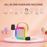 اسپیکر بلوتوثی همراه با دو میکروفون Fede Karaoke - Image 3