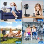 پنکه ایستاده قابل حمل بی‌صدا با کنترل از راه دور MRESIONT مدل F9 - Image 4