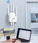تقویت‌کننده وای‌فای AXFEE مدل Q1-36 با پورت اترنت WIFI REPEATER 5G - Image 3
