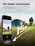 میکروفون یقه‌ای بی‌سیم Pnitri مدل WM01 - تصویر 5
