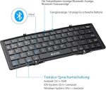 کیبورد بلوتوث تاشو کوچک eSynic کیبورد بی‌سیم مدل HB066 - تصویر 5
