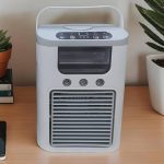 کولر رومیزی شارژی مدل F14 با مه پاش , 5 سرعته رطوبت ساز - تصویر 6
