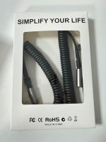 کابل شارژر لایتنینگ MTAKYI مارپیچی ۲ عددی، ۹۰ درجه - تصویر 2