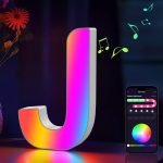 حروف J  بصورت  RGB با قابلیت تفییر رنگ