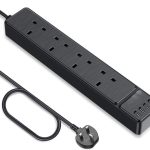 چند راهی برق و شارژر USB برند KENSOU دارای 4 یورت USB