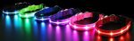 قلاده سگ قابل شارژ درخشان  RGB تغییر رنگ با 8 حالت نور - تصویر 4
