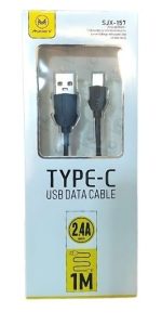 کابل 1 متری USB به Type-C با جریان 2.4 آمپر برند Mimacro مدل SJK-157 - Image 4