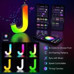 حروف J  بصورت  RGB با قابلیت تفییر رنگ - تصویر 7