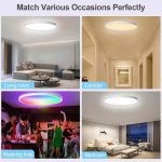 چراغ سقفی هوشمند LED کنترل دار Coolle دارای حالت RGB - Image 4