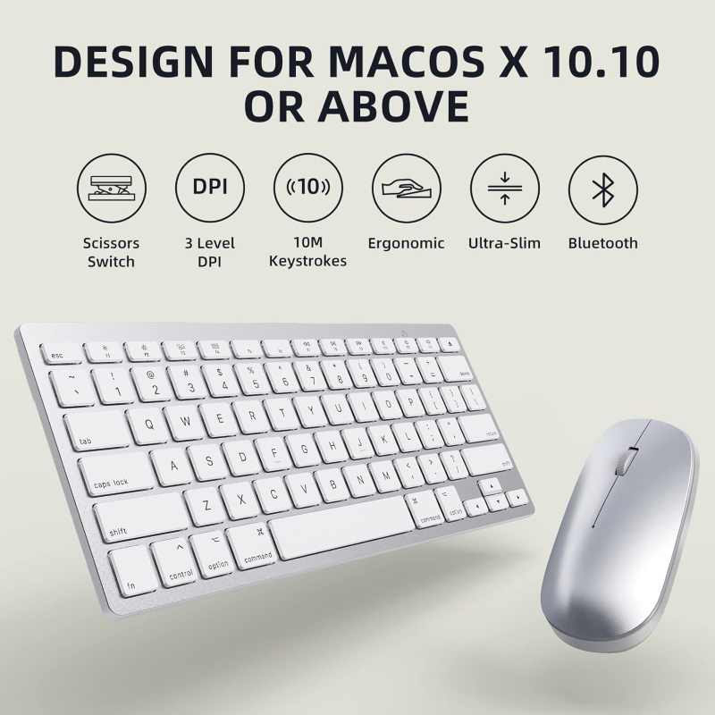4 کیبورد و ماوس بلوتوثی OMOTON - Image 1