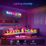 حروف J  بصورت  RGB با قابلیت تفییر رنگ - تصویر 5