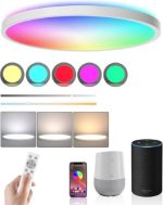 چراغ سقفی هوشمند LED کنترل دار Coolle دارای حالت RGB