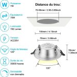 چراغ هالوژن توکار LED توکار ACELIFE - تصویر 2